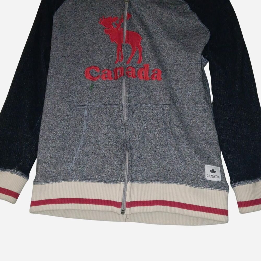 Canada zipper hoodie for boys